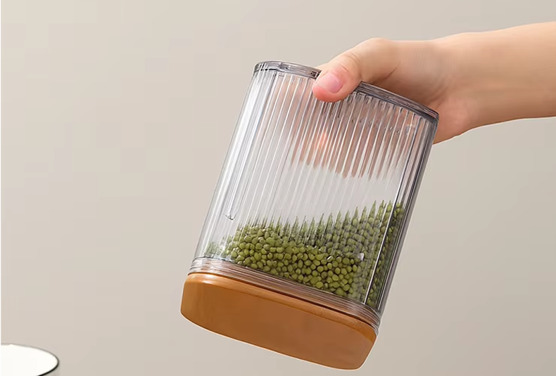 Dry Food Storage Jars in Organized Kitchen