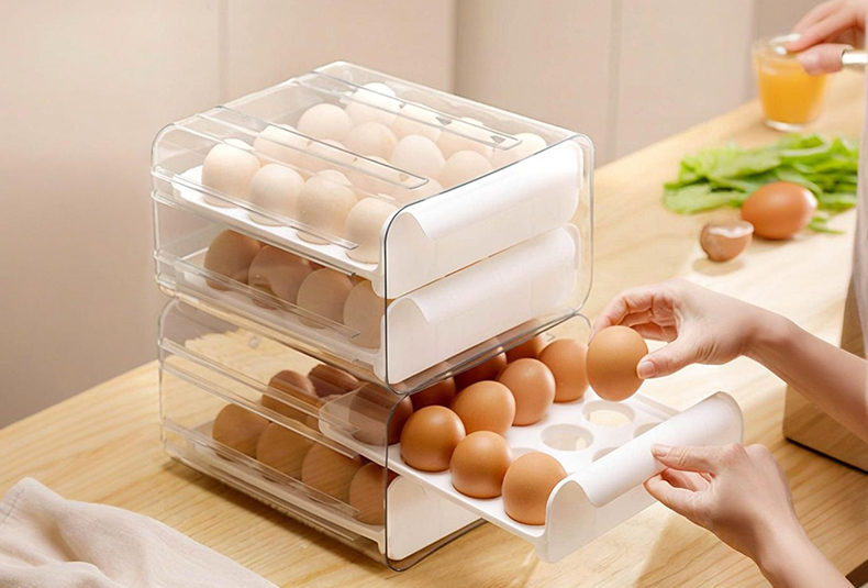 WISHOME Drawer-Type Egg Storage Box Main Product Image