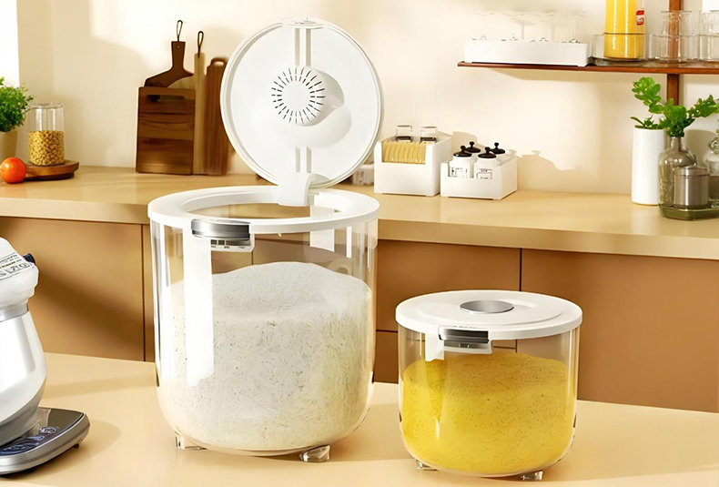 WISHOME Round Airtight Rice Container Main Product Image