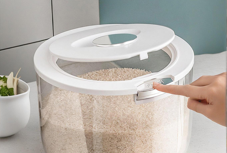 WISHOME Round Airtight Rice Container Main Product Image