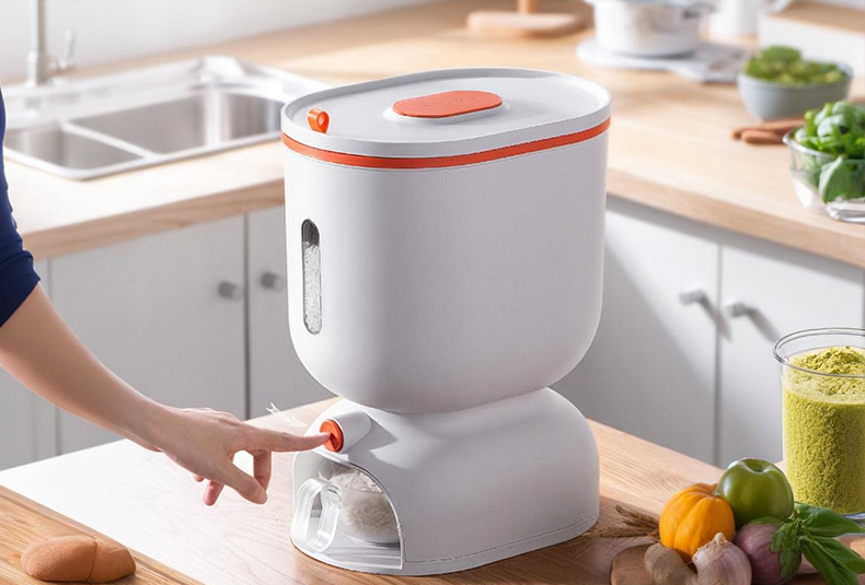 WISHOME Press-Type Rice Dispenser Main Product Image