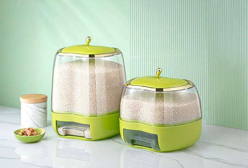 WISHOME Green Apple Rice Container Main Product Image