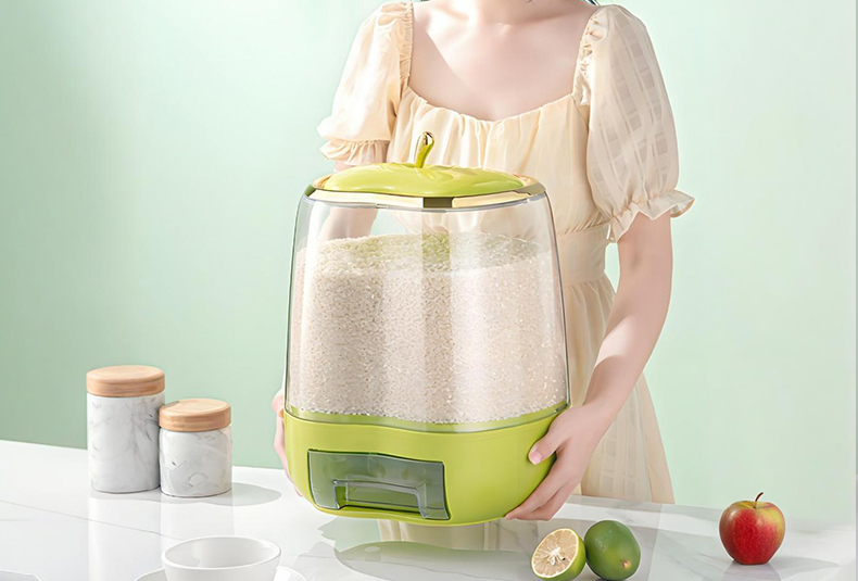 WISHOME Green Apple Rice Container Main Product Image