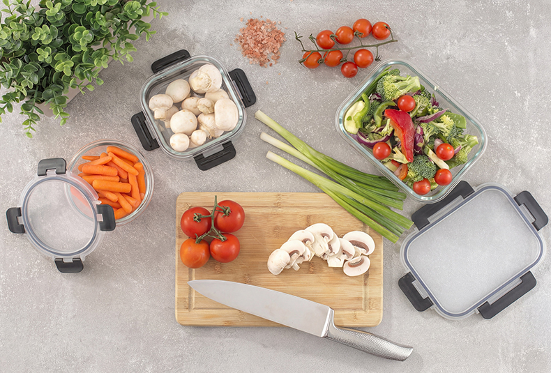 WISHOME Glass Food Storage Container Main Product Image