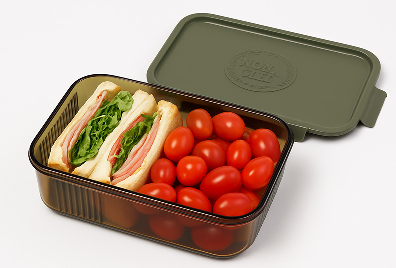 Plastic crisper with cover