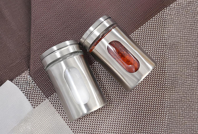 WISHOME Stainless Steel Spice Jar Main Product Image