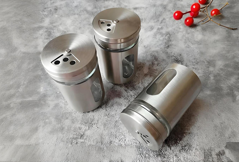 WISHOME Stainless Steel Spice Jar Main Product Image