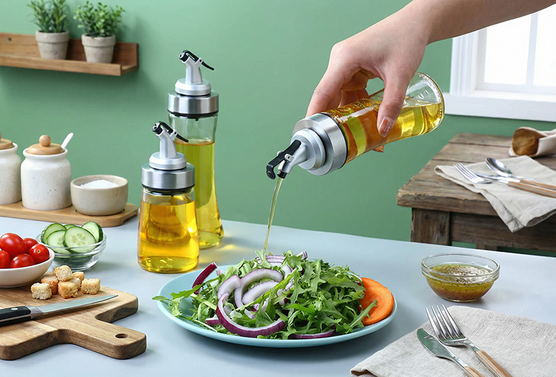 WISHOME Press-Type Oil Bottle Main Product Image