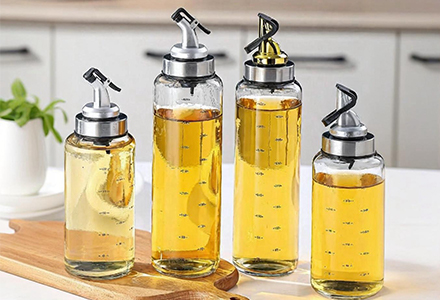 WISHOME Multifunctional Glass Oil Bottle Main Product Image