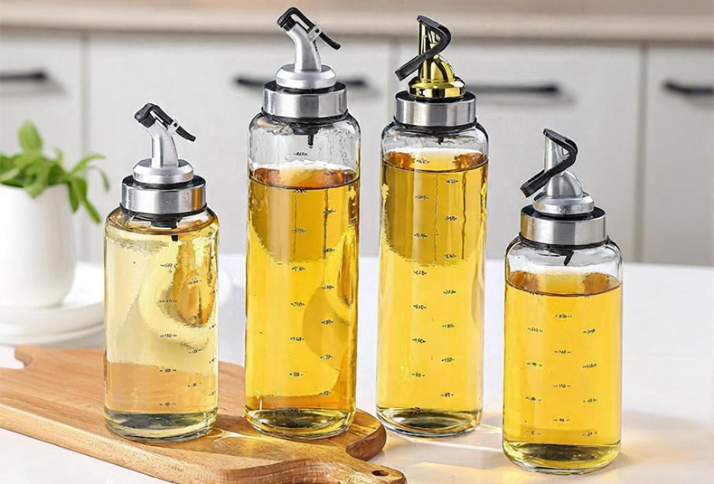 WISHOME Multifunctional Glass Oil Bottle Main Product Image