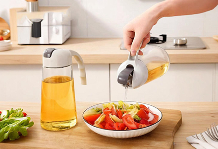 WISHOME Large-Capacity Auto-Open Oil Dispenser Main Product Image
