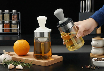 WISHOME Brush & Pour Integrated Oil Pot Main Product Image