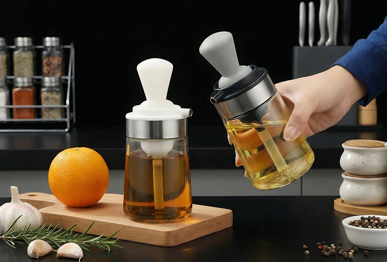 WISHOME Brush & Pour Integrated Oil Pot Main Product Image