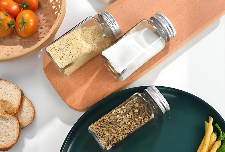 WISHOME Glass Seasoning Jar