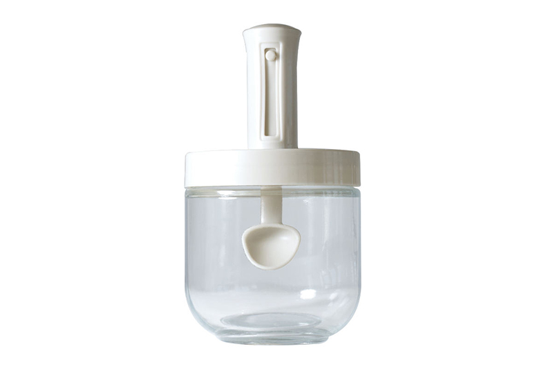 WISHOME Retractable Spoon-Lid Seasoning Bottle 
