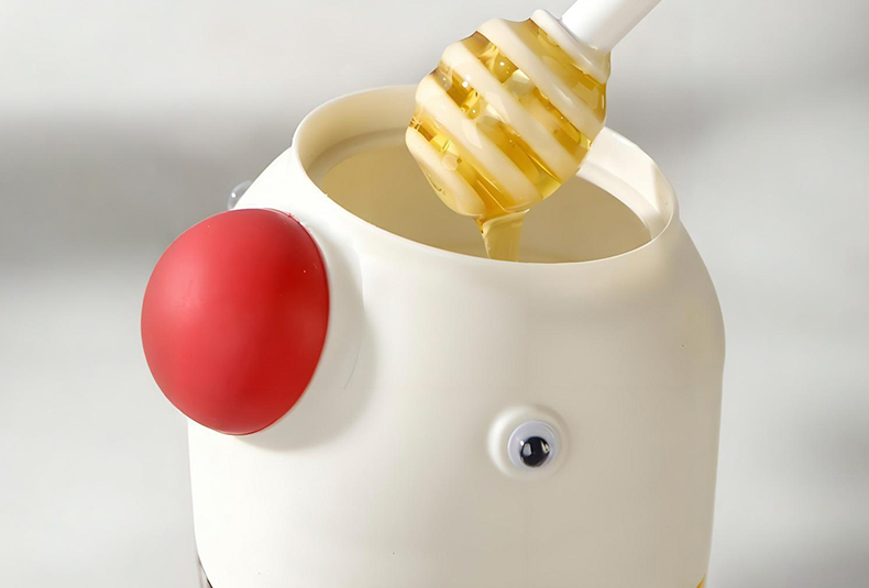 WISHOME 3-in-1 Cute Spoon Lid Seasoning Jar