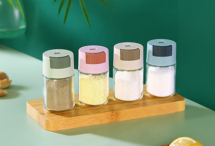 WISHOME 100ML Straight Salt Dispenser Set 