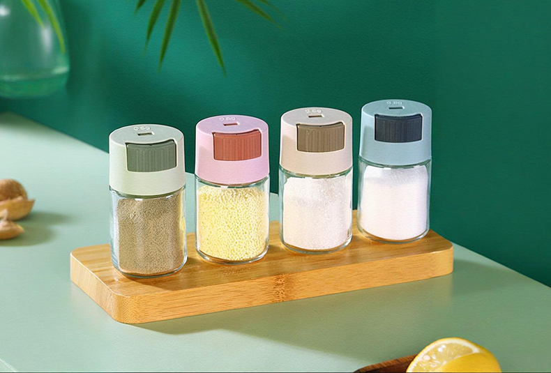 WISHOME 100ML Straight Salt Dispenser Set 