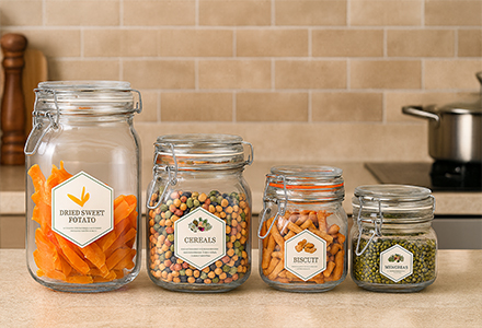 Square - Buckle Storage Jar Main Product Image