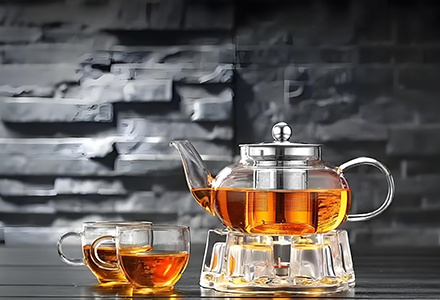 WISHOME Borosilicate Glass Teapot Set Main Product Image
