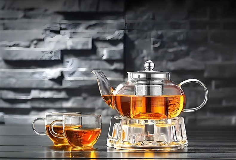 WISHOME Borosilicate Glass Teapot Set Main Product Image