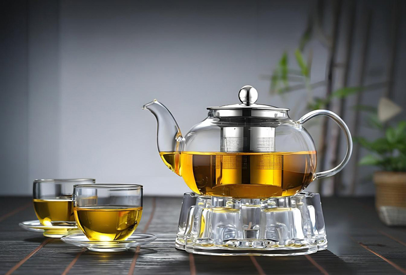 WISHOME Borosilicate Glass Teapot Set Main Product Image