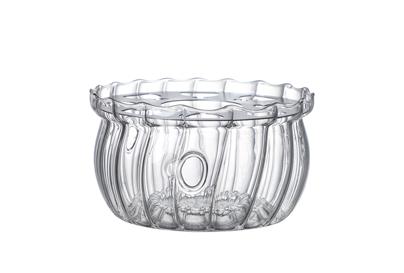 WISHOME Striped Borosilicate Glass Teapot Set Main Product Image