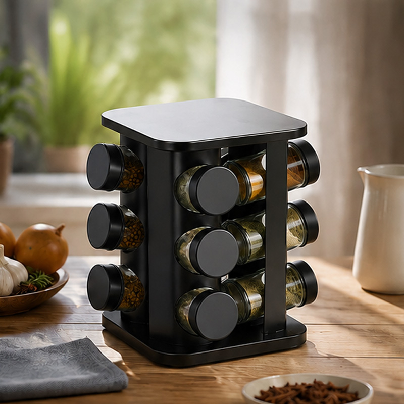 Foldable suction cup hook rack with 6 folding wall hooks, no-drill bathroom and kitchen storage with water ripple design