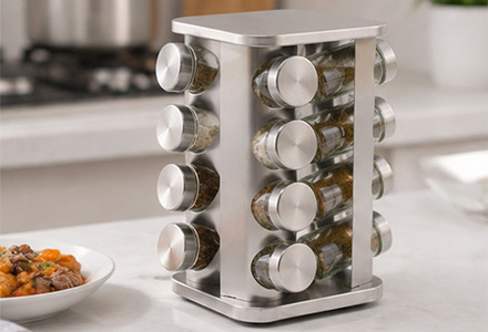 Foldable suction cup hook rack with 6 folding wall hooks, no-drill bathroom and kitchen storage with water ripple design