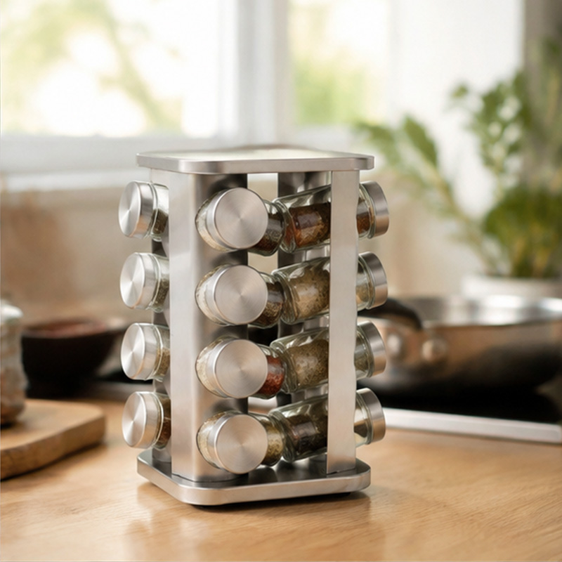 Foldable suction cup hook rack with 6 folding wall hooks, no-drill bathroom and kitchen storage with water ripple design