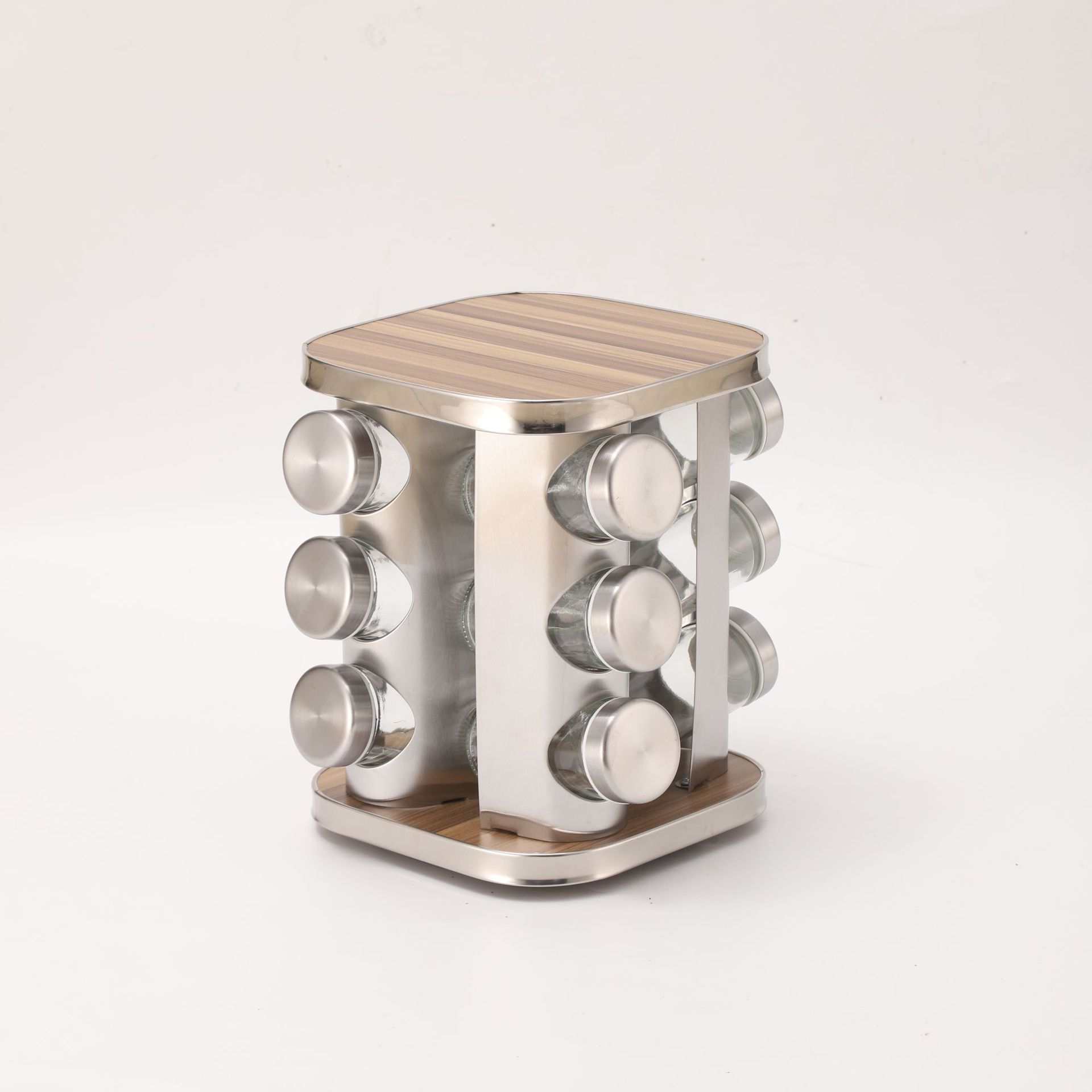 Foldable suction cup hook rack with 6 folding wall hooks, no-drill bathroom and kitchen storage with water ripple design