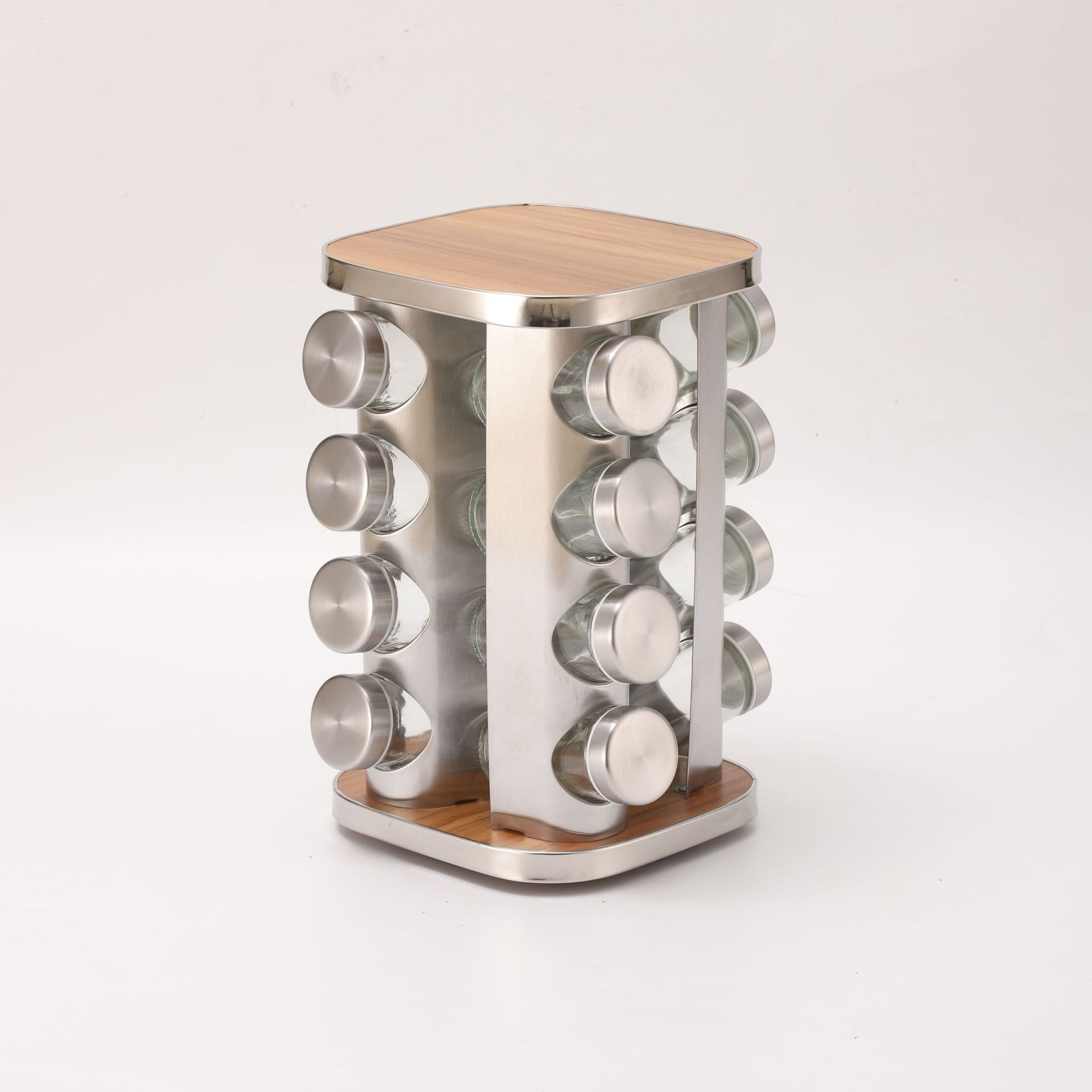 Foldable suction cup hook rack with 6 folding wall hooks, no-drill bathroom and kitchen storage with water ripple design
