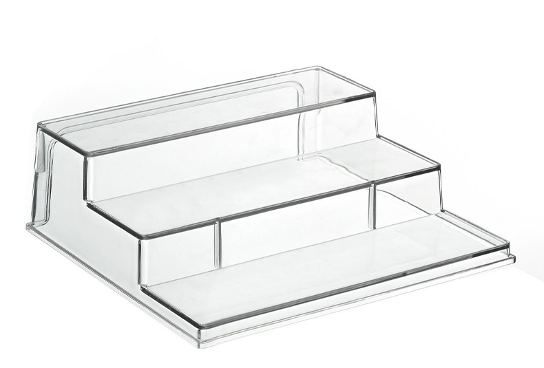 3-tier spice rack showing three layers of seasoning jar storage