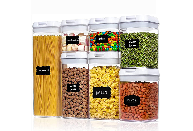 7-piece square sealed storage tank