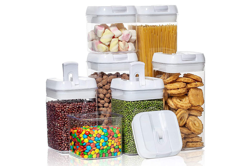 7-piece square sealed storage tank