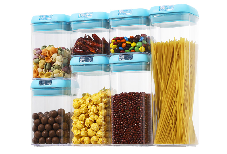 7-piece square sealed storage tank