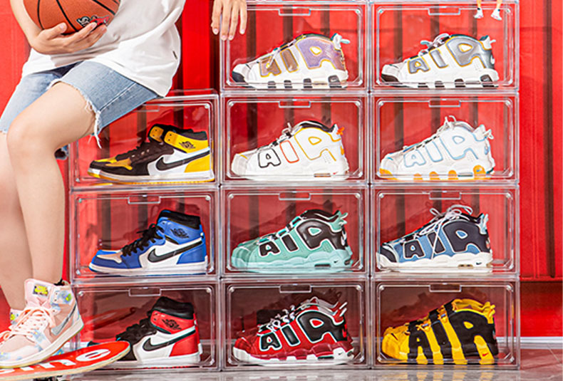 space-saving shoe cabinet