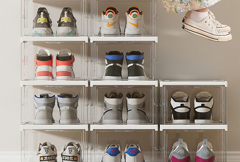 stackable shoe box