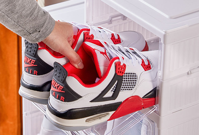 space-saving shoe box
