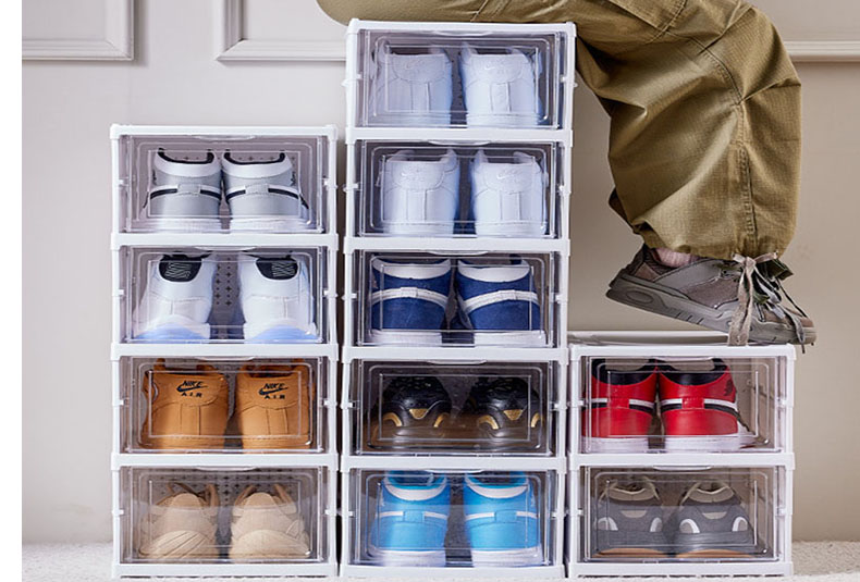 stackable shoe box