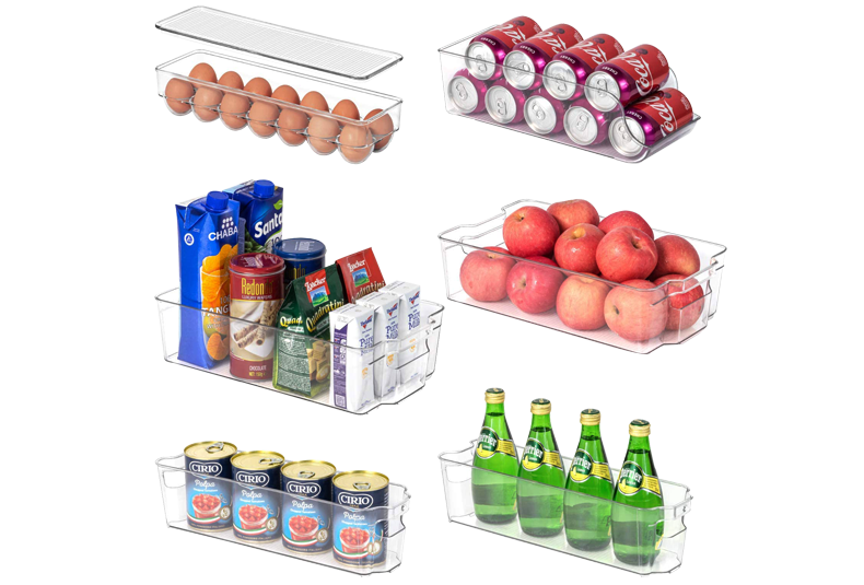 6pcs Set Refrigerator Storage Box