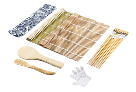 Bamboo sushi roll curtain 10 sets