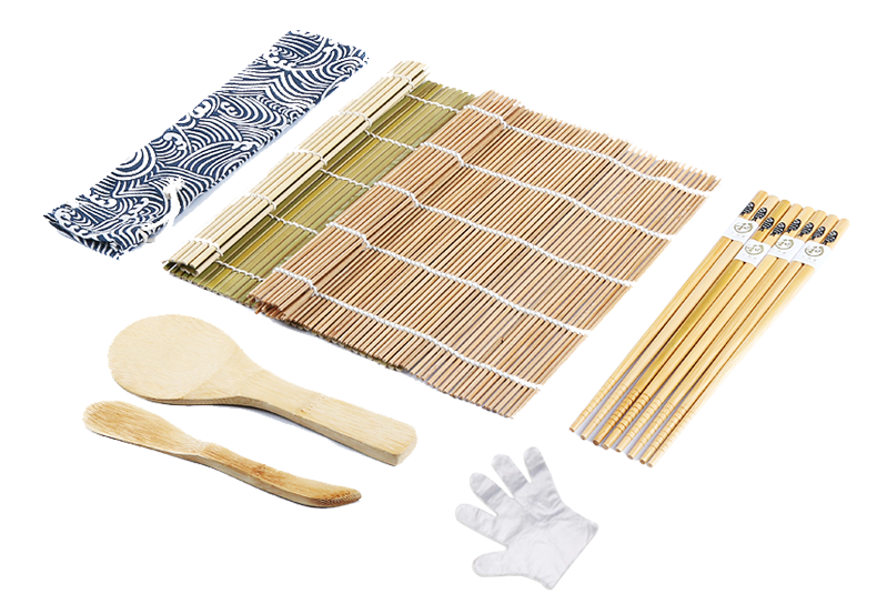 Bamboo sushi roll curtain 10 sets