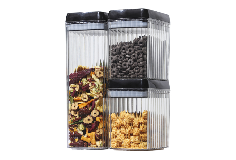 Multiple Combinations Ripple Outer Wall Food Storage Container Set
