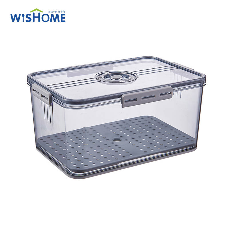 New Design Refrigerator Bins Timed Refrigerator Storage Box Multiple Food Storage Container Crisper Storage Box