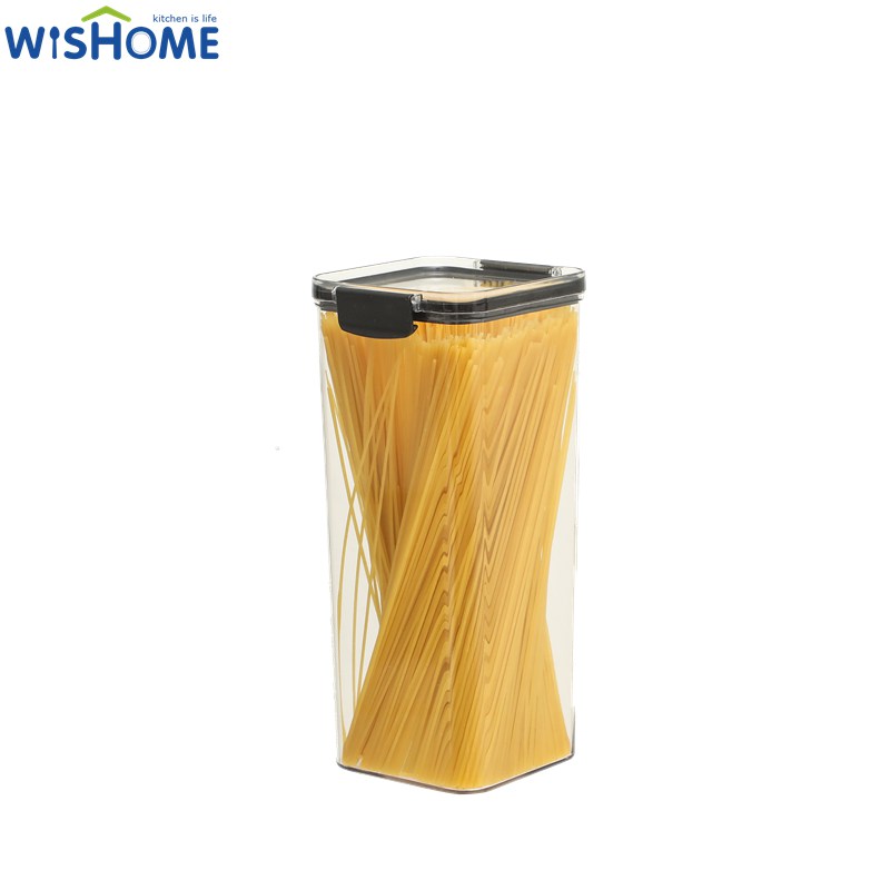 460ML/700ML/1300ML/1800ML Airtight Food Storage Containers Plastic PBA Free PET Kitchen Pantry Storage Containers