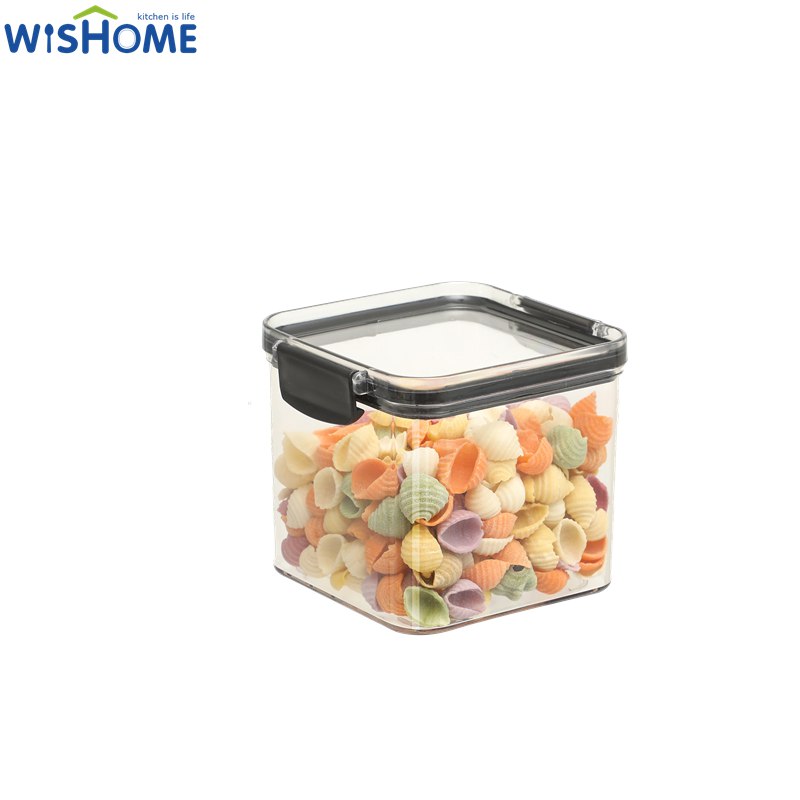 460ML/700ML/1300ML/1800ML Airtight Food Storage Containers Plastic PBA Free PET Kitchen Pantry Storage Containers